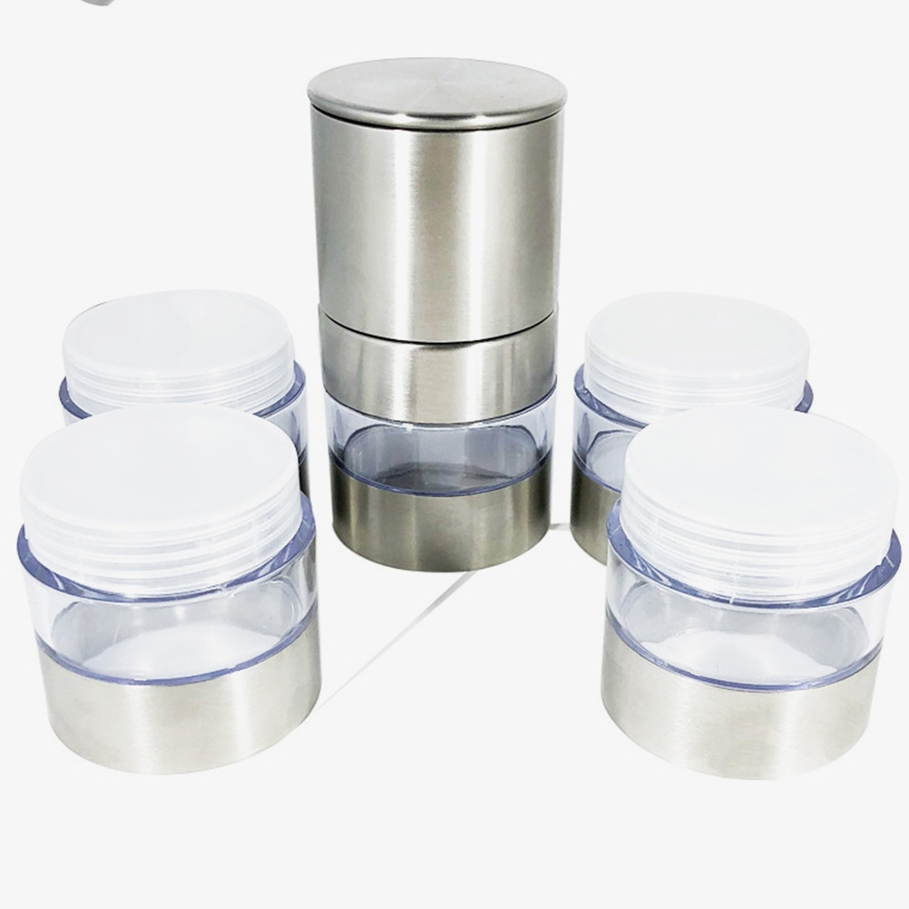 Salt and Pepper Grinder Stainless Salt Grinders and Pepper Mill Set with Rotor