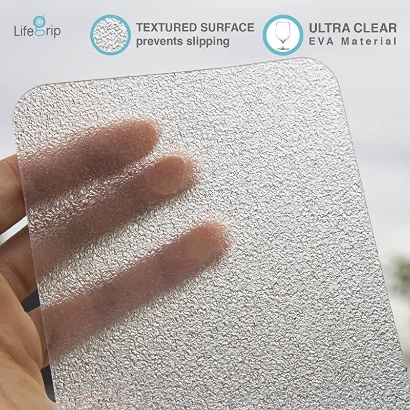 Anti Slip Waterproof Clear Safety Tape, Tub and Shower Treads, 1 inch X 30 feet, adds Non-Slip Traction to Tubs, Pools, Boats, Stairs, Transparent, Soft, Comfortable for Bare feet (1&ldquo; X30&lsquo;)