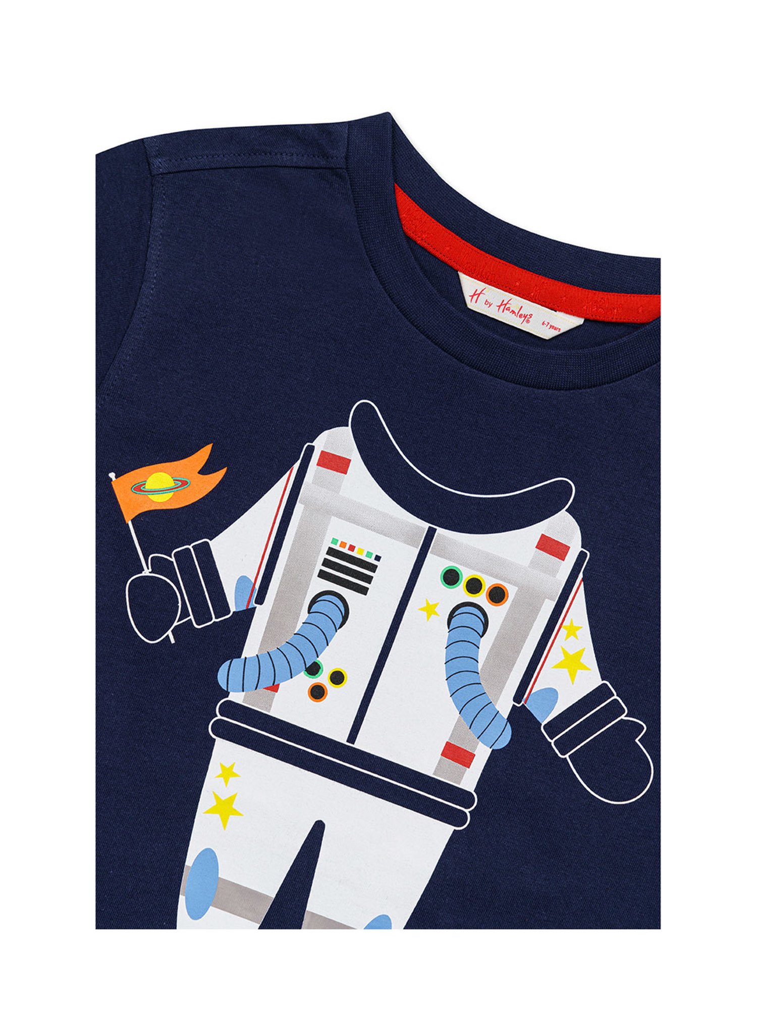 H by Hamleys Kids Navy Printed T-Shirt