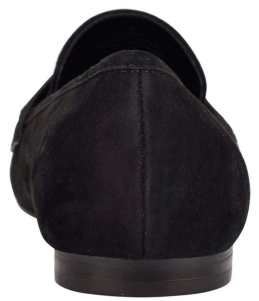 Calvin Klein Fancy Suede Square Toe Penny Loafers