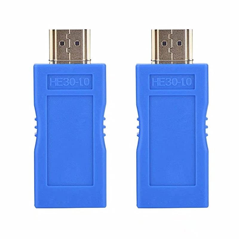 HDMI Extender 30M HDMI Network Extender Transmitter and Receiver Adapter V14 RJ45 CAT5E CAT6 Ethernet LAN 1080P Converter Adapter for HDTV HD TV DVD