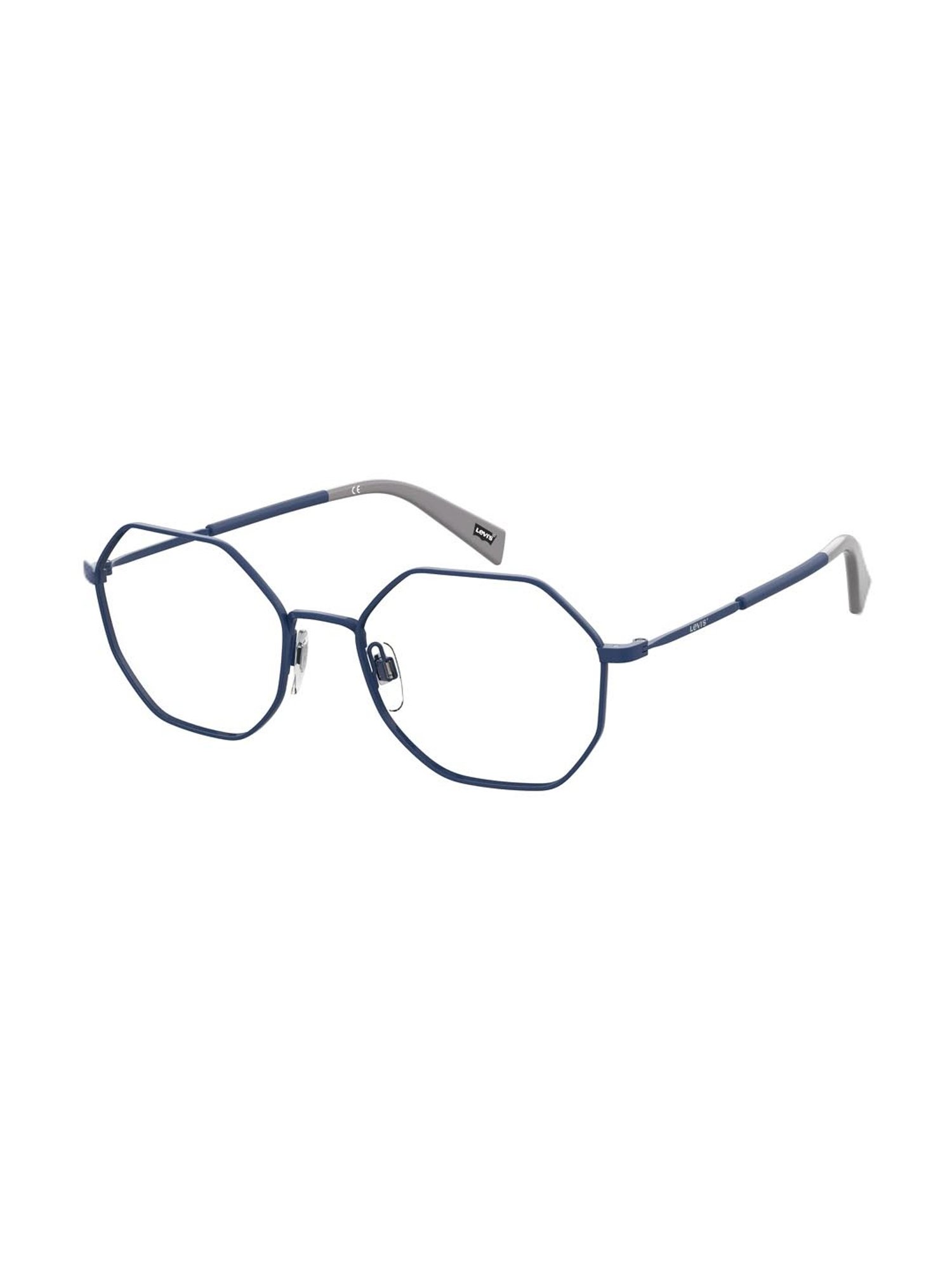 Levi's Blue Geometric Unisex Eye Frames
