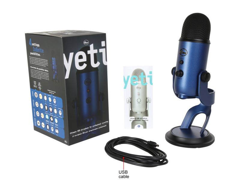 Blue Yeti USB Microphone - Blackout