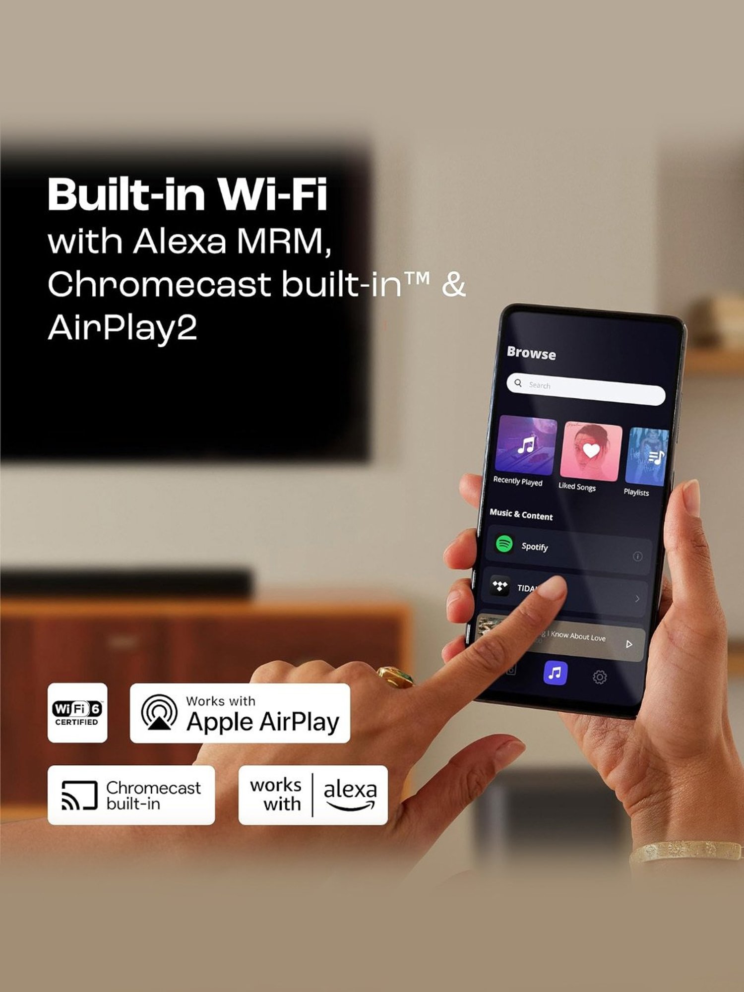 Portronics Decibel 24 | 10W Bluetooth Soundbar Speaker With In Built Mic (Black)