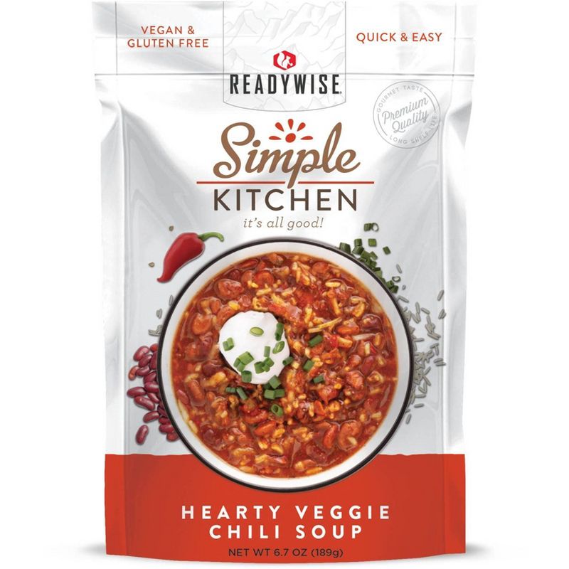 ReadyWise Simple Kitchen Hearty Veggie Chili Soup - 6ct Case