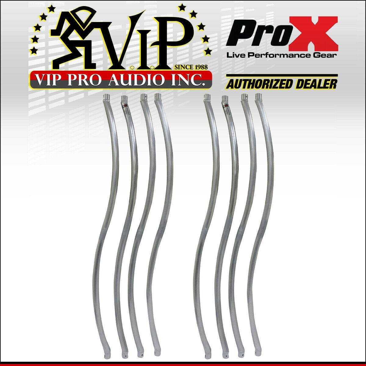 Wave Single Pipe 6.56ft (2.0m) 4 Pack (Plates/Covers Not Included)