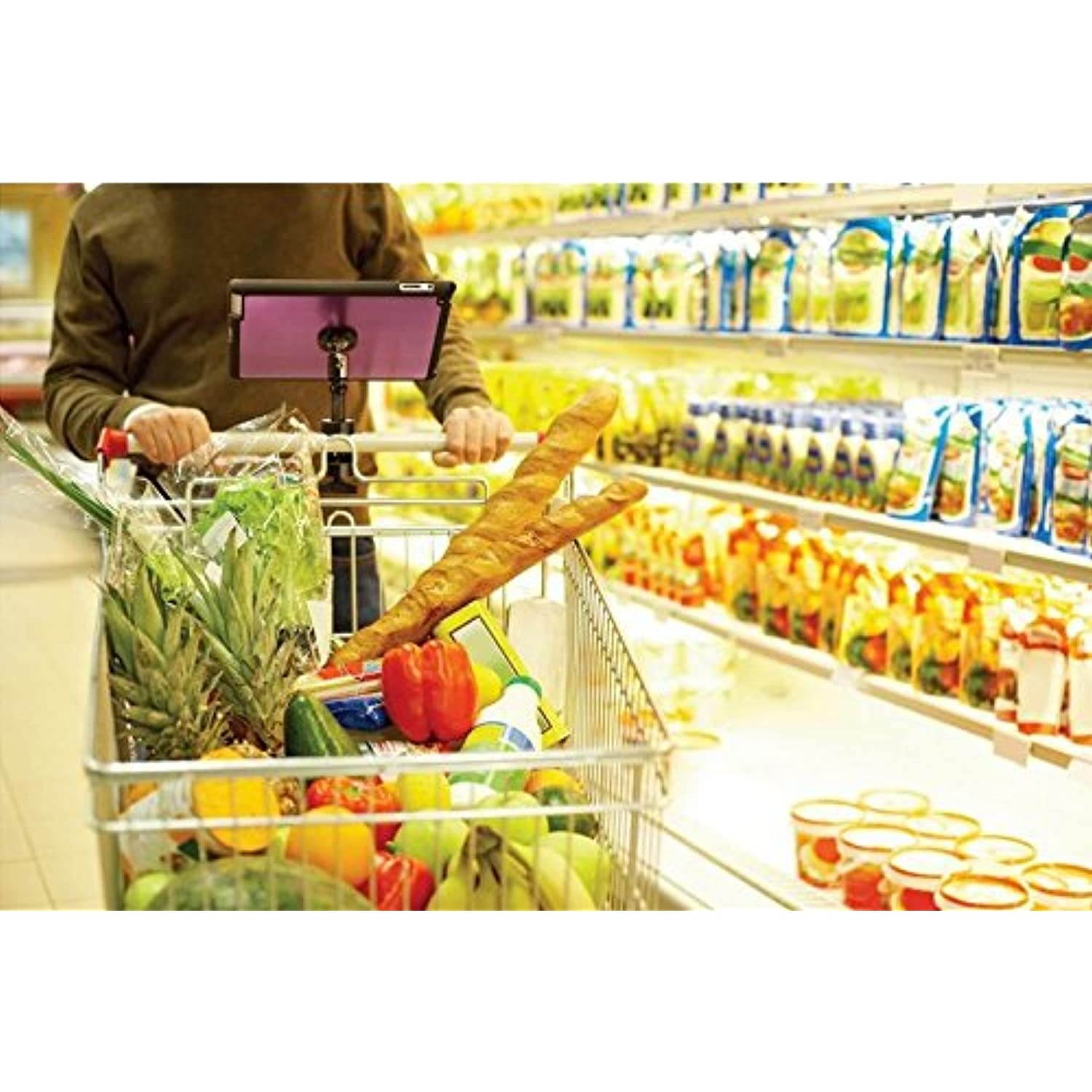 On-Stage TCM9161 Quick Release Tablet Mount with Snap-On Cover for iPad 2/3/4, Gun Metal