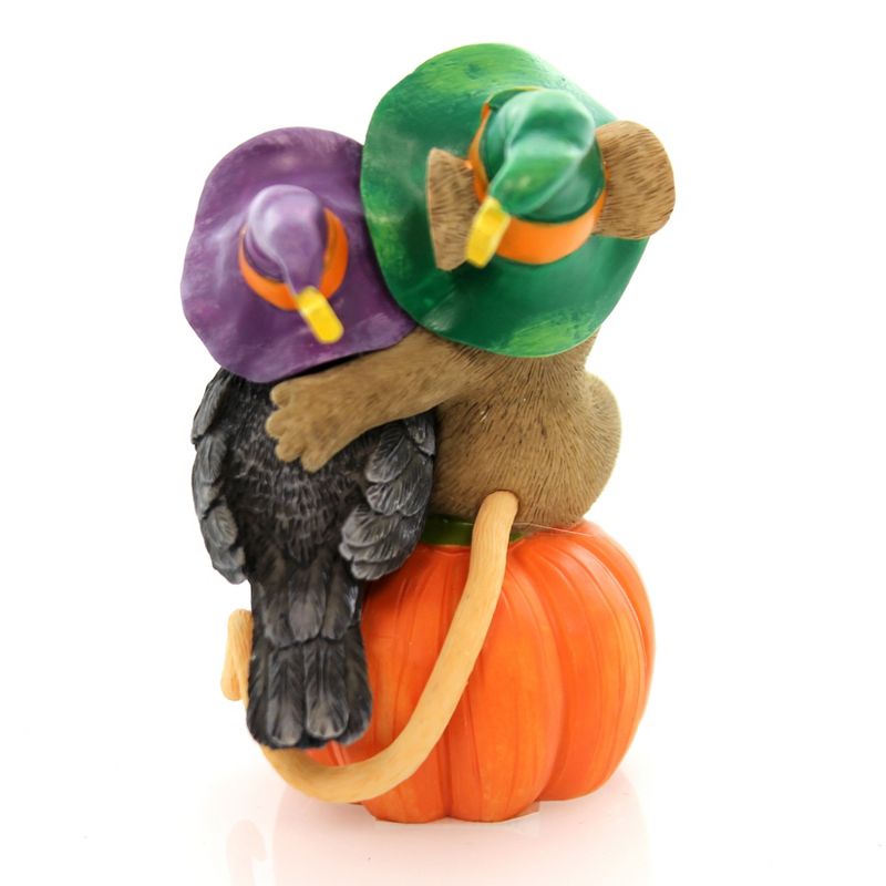 Charming Tails Magic Of Friendship Crow Closer Figurine Halloween Mice  -  Decorative Figurines