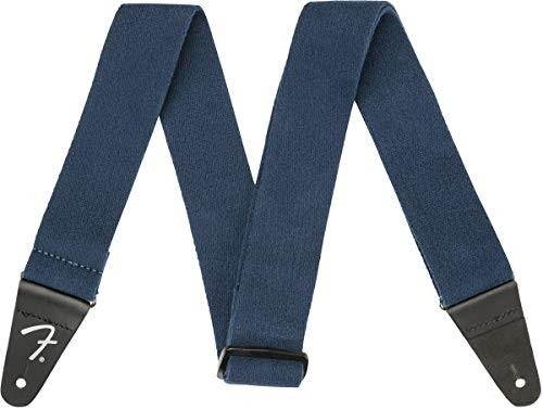 fender supersoft strap, blue 2"