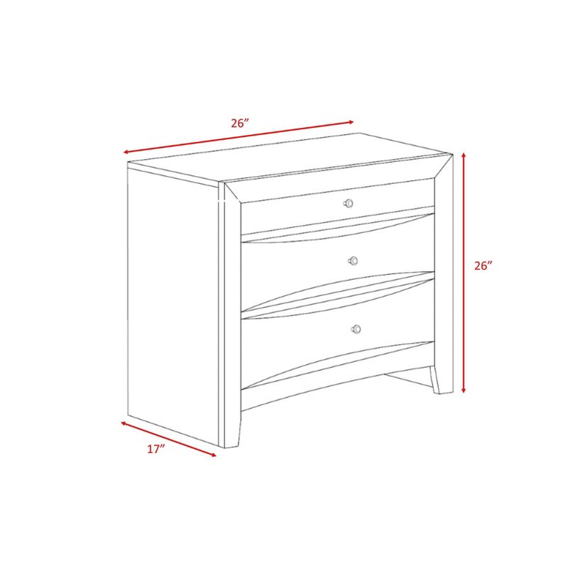 4pc Twin Radiance Platform Bed Bundle Natural Maple/White - Nexera - Nexera