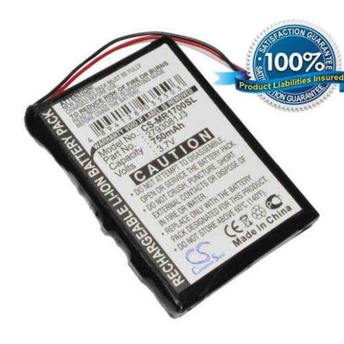 750mAh Li-ion Battery with Tools for Magellan RoadMate 1700
