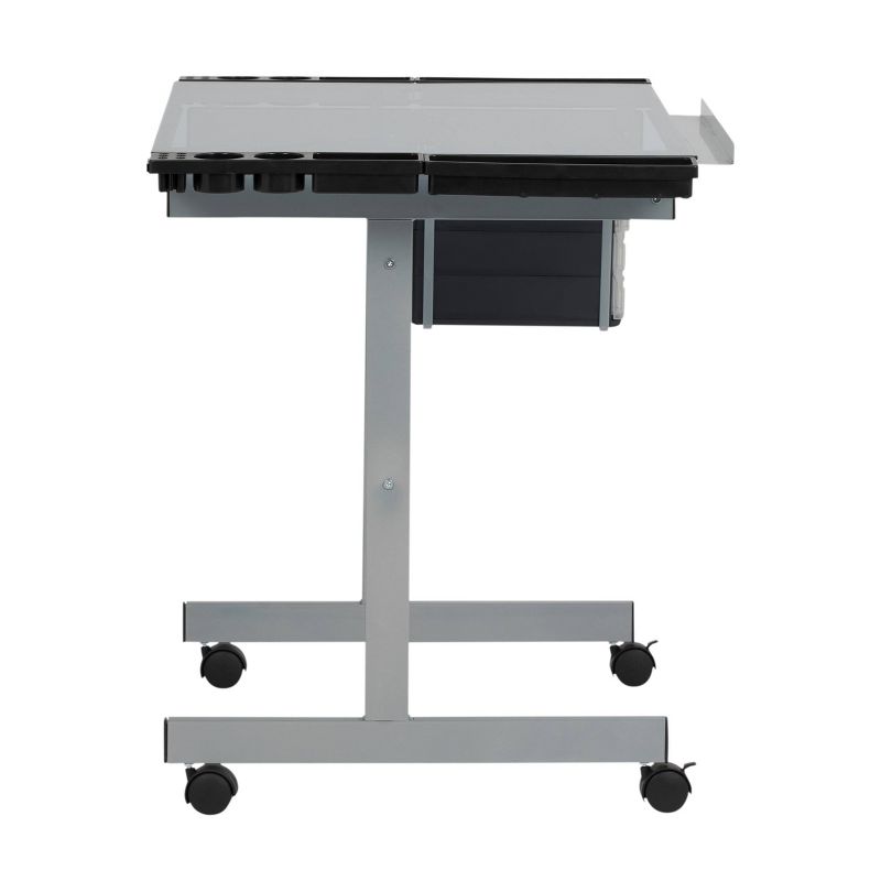 Canvas & Color Drawing Craft Station Silver/Blue Glass - Studio Designs