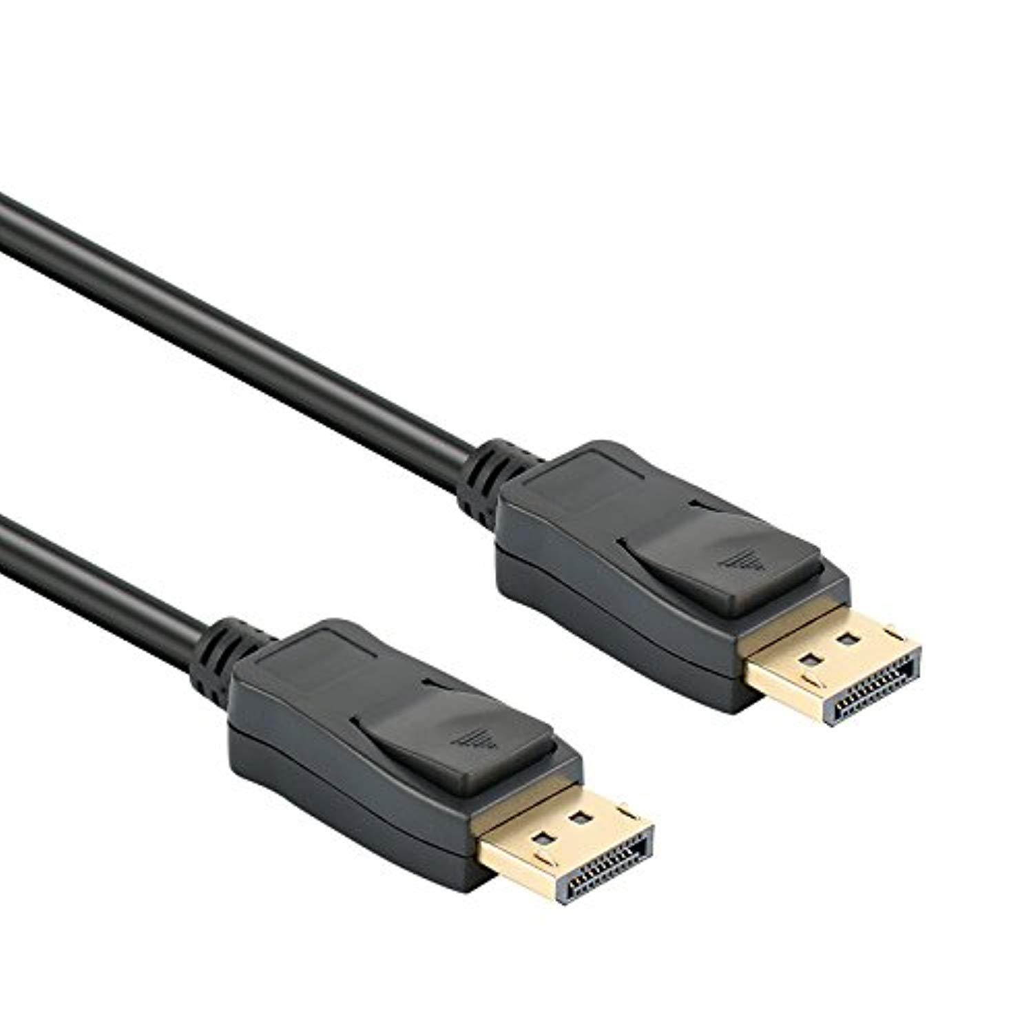 displayport to dp 4k 60hz 6 feet cable, benfei displayport to display port male to male cable goldplated cord for for lenovo, dell, hp, asus