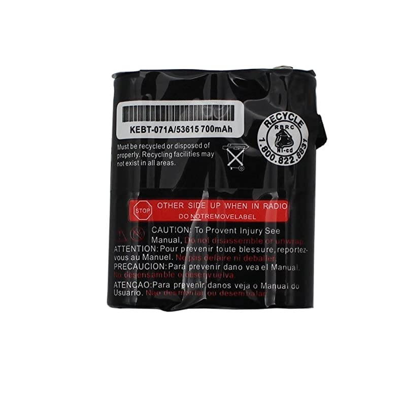 5Pcs 700mAh 36V Replacement NICD TwoWay Radio Battery Packs for Motorola Talkabout Radios MS350R MT350R EM1000 MC220R MR355 FV800 T4800