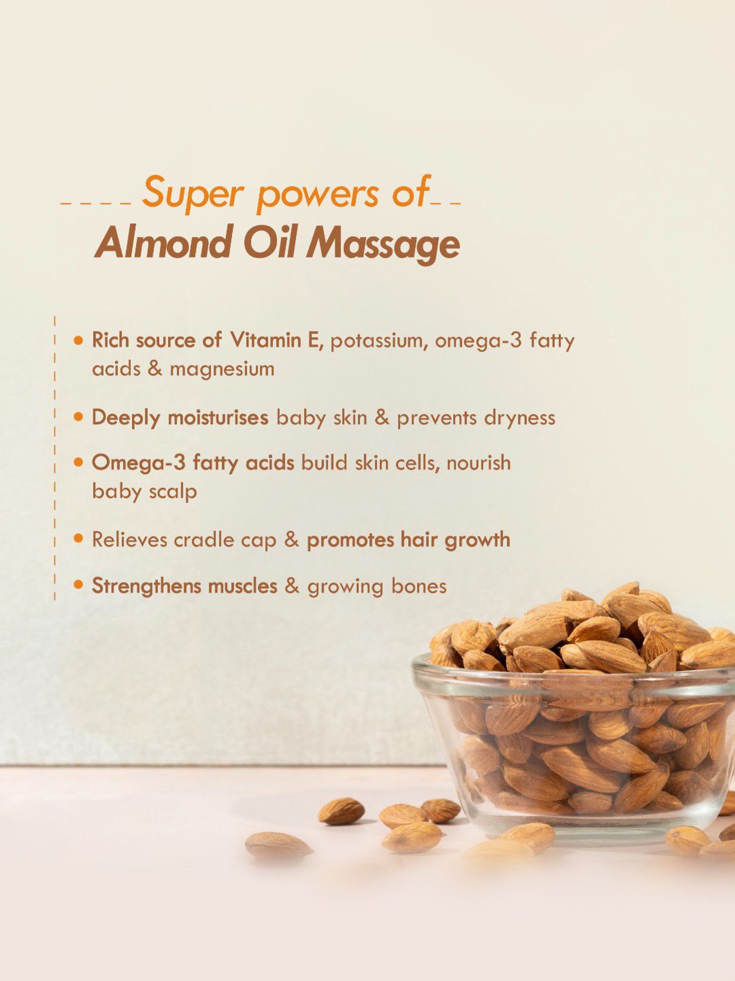 Nat Habit 100% Pure Almond Baby Oil - 100 ml