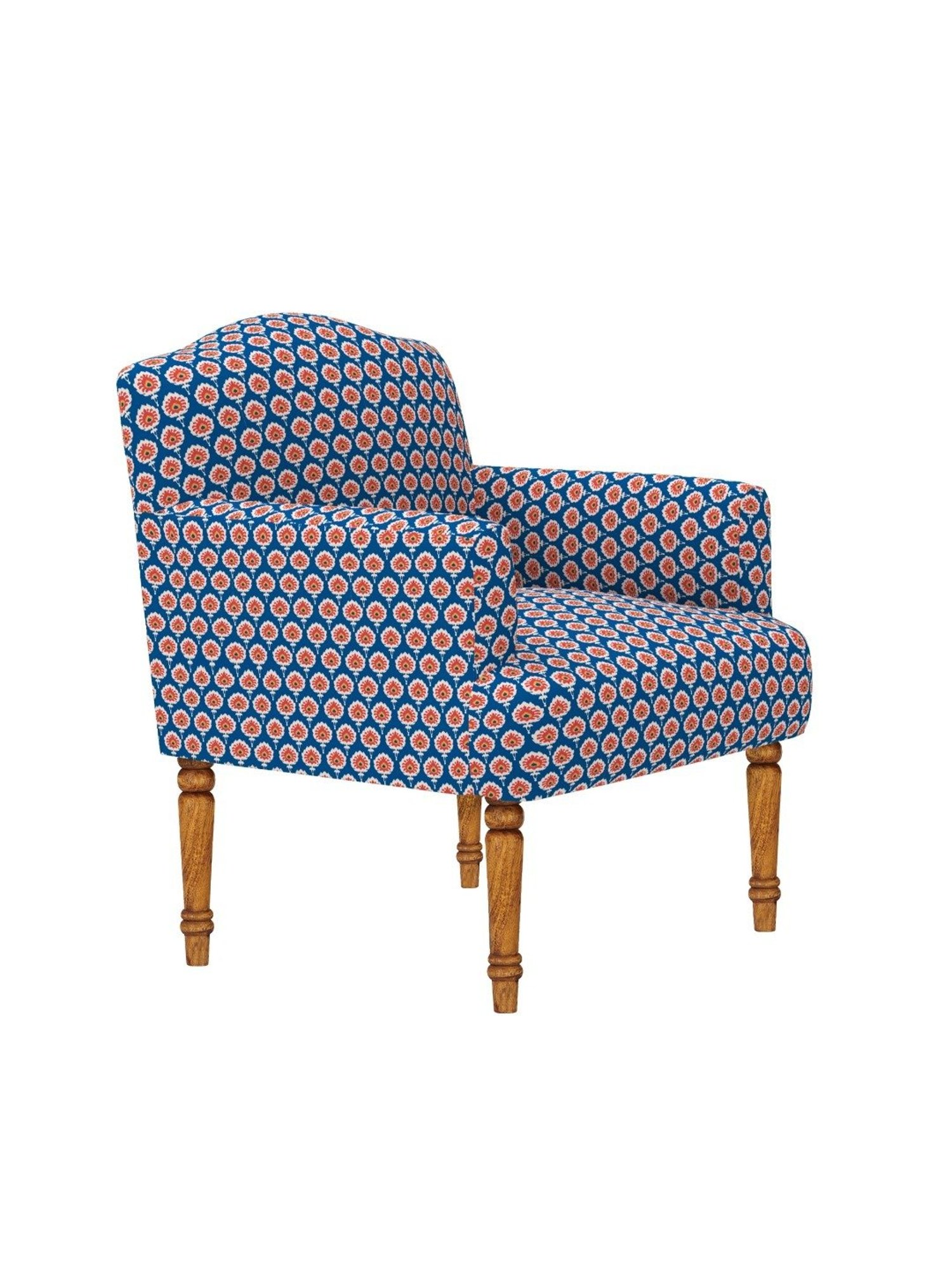 Durian Melania Cigar Brown Fabric Rocker Chairs