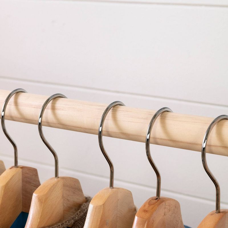 Kids' Sweedi Scandinavian Clothes Rack Natural Wood - South Shore