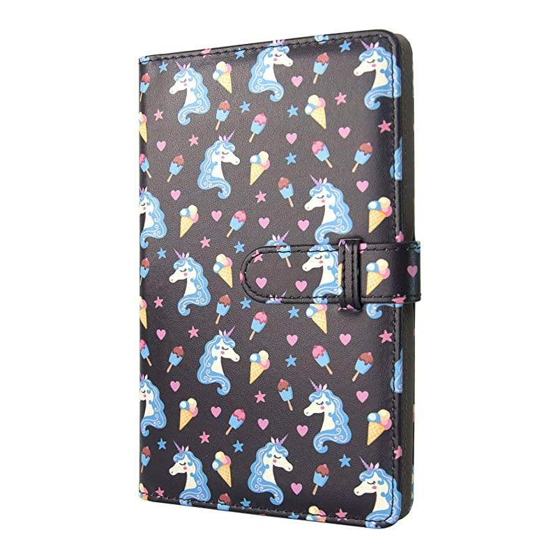 Pockets Mini Film Photo Album Book for Fujifilm Instax Mini LiPlay 9 8 7s 70 90 Link Instant Camera 3 Inch Polaroid Picture Name Card Holder (Unicorn)