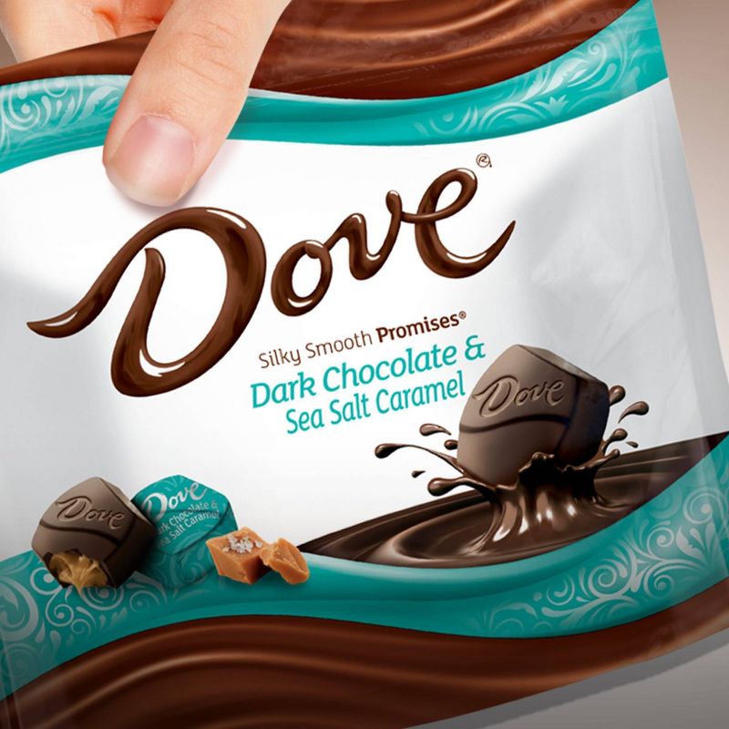 Dove Promises Silky Smooth Dark Chocolate and Sea Salt Caramel - 7.6oz
