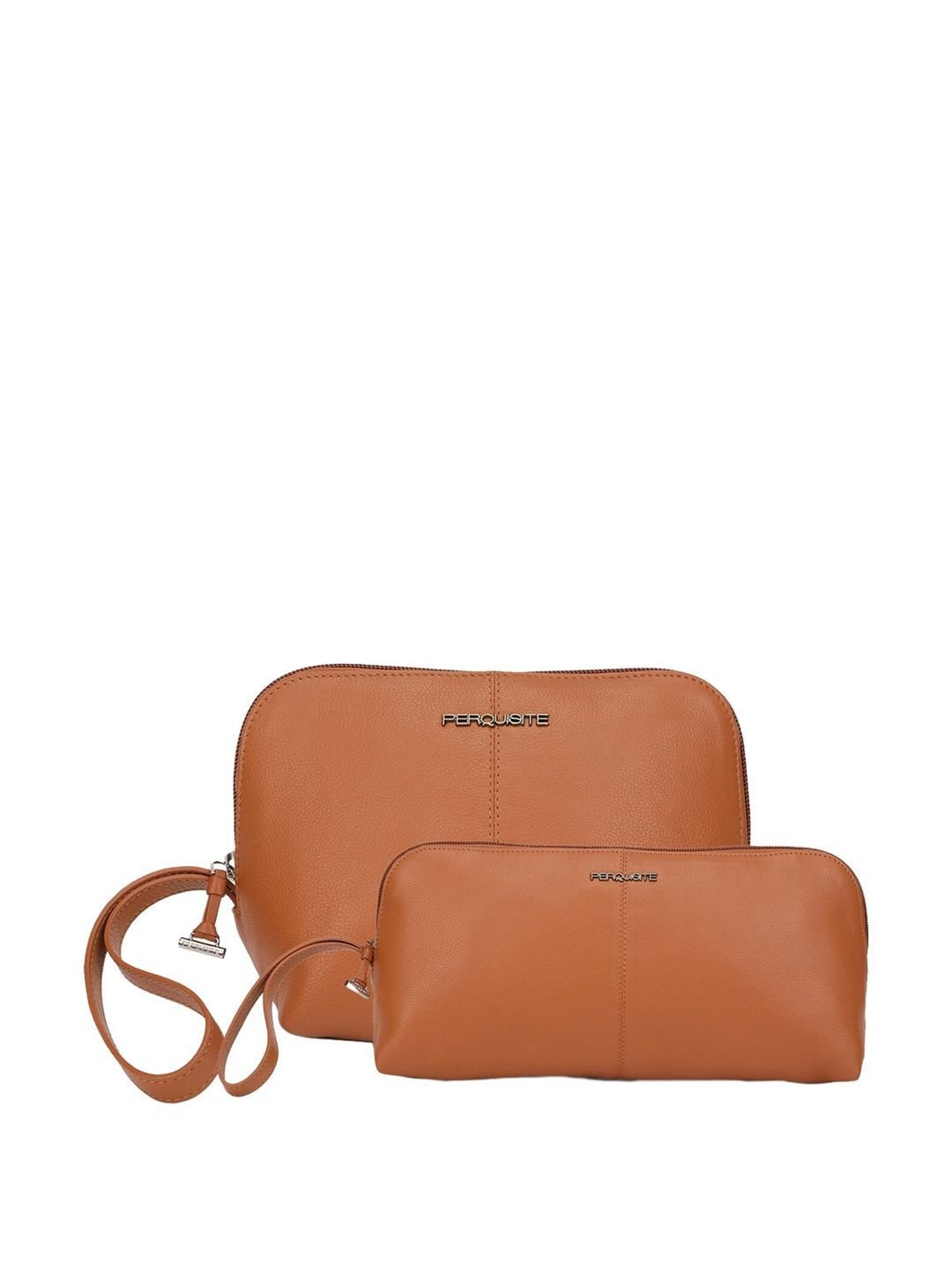 PERQUISITE TIMELESS TRAVELER Brown Solid Pouch