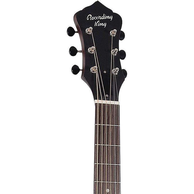 Recording King RM-997-VG Swamp Dog Metal Body Resonator Style-0 Distressed Vintage Green