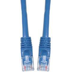 CAT6, UTP, with Molded Boot, 500MHz, Blue, 100 ft