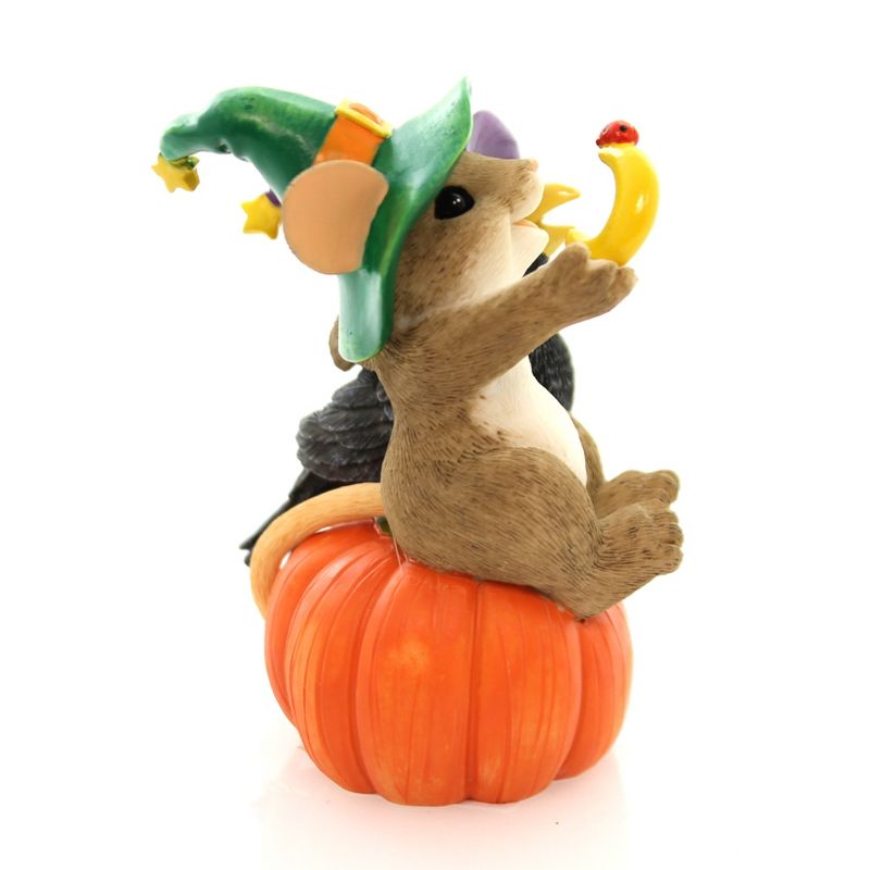Charming Tails Magic Of Friendship Crow Closer Figurine Halloween Mice  -  Decorative Figurines