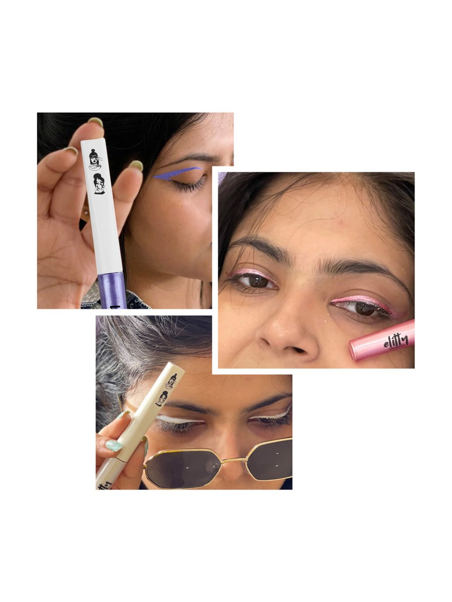 Elitty Eye Gotta Feeling Christmas Eve Eyeliner Combo - Pack of 3