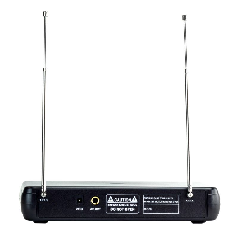 CenterStage Chorus Dual Wireless Handheld Microphone System- Easy Setup- Karaoke, Performance, Presentation