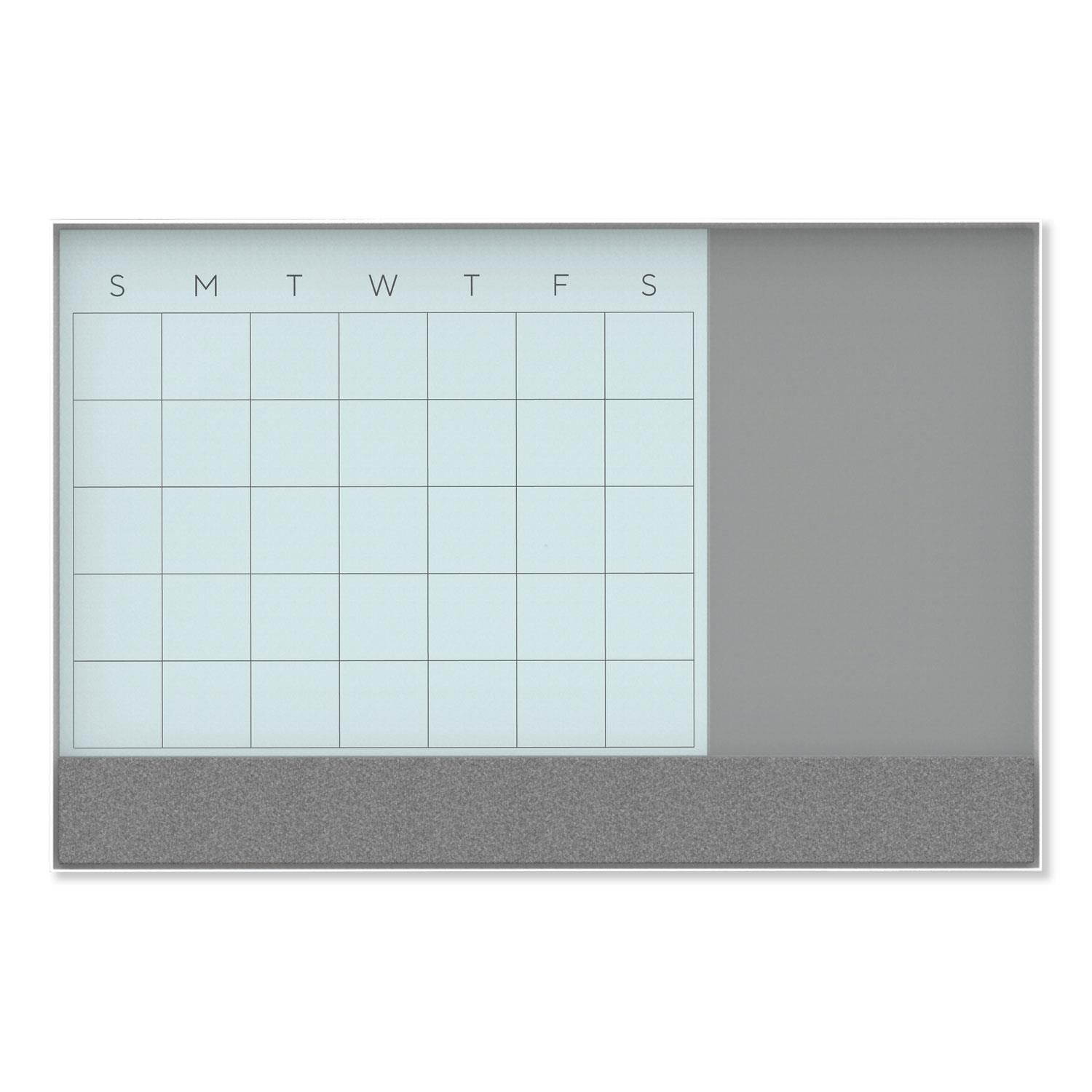 U Brands Board,Glass,3n1,23x17,Wh 3196U0001