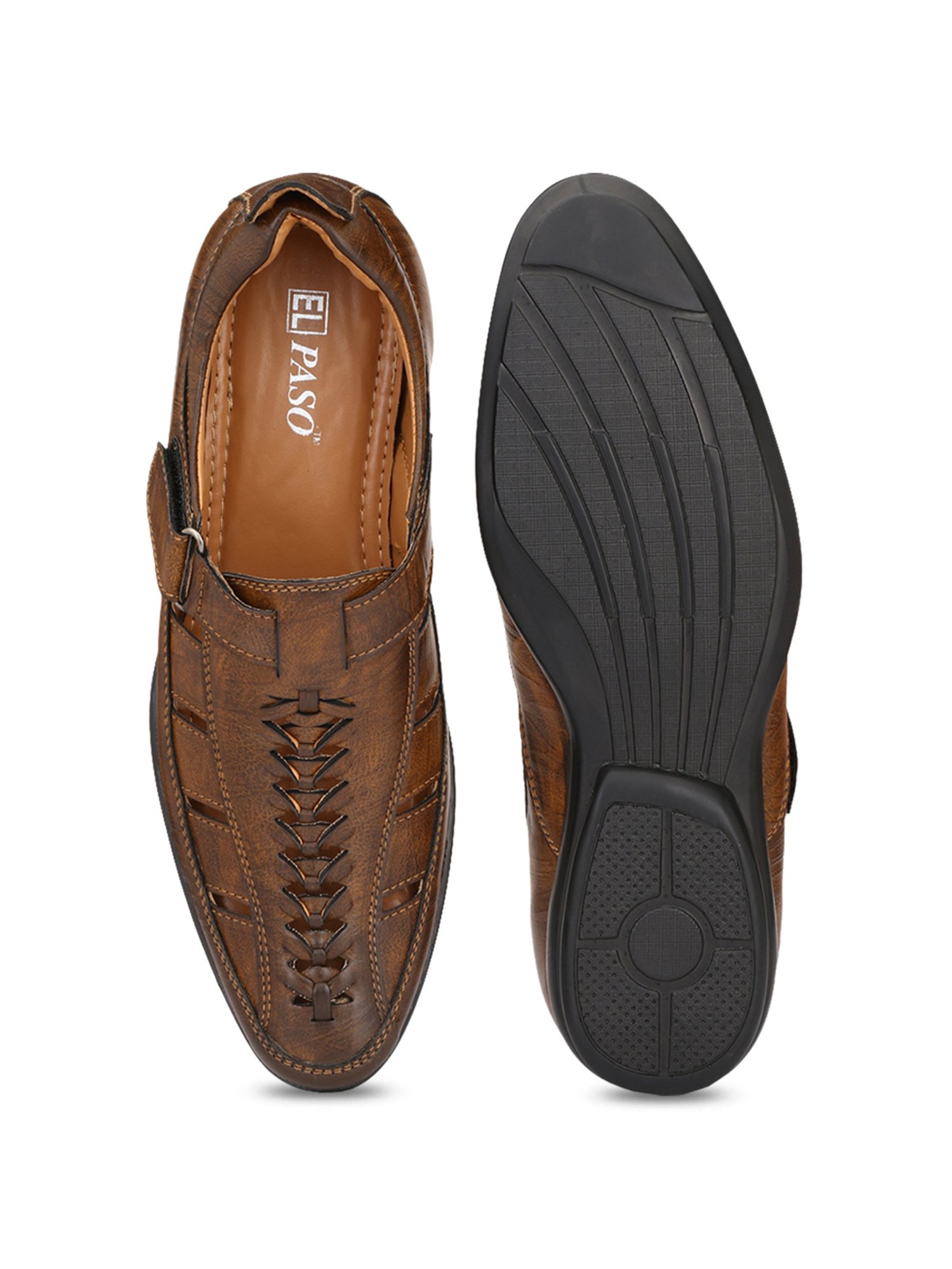 El Paso Tan Fisherman Sandals