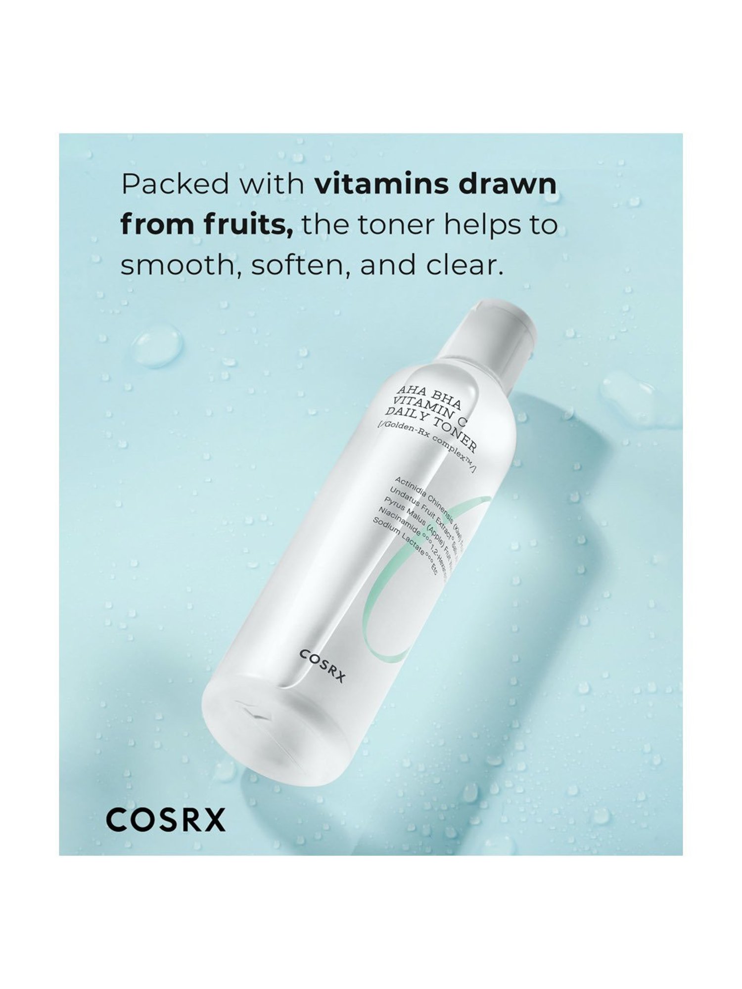 Cosrx Refresh Aha Bha Vitamin C Daily Toner - 150 ml