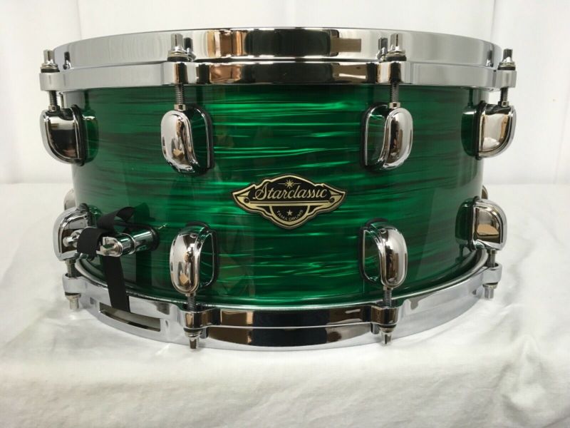Tama Starclassic Walnut/Birch 13" Dia.X 6" Deep Snare Drum/Jade Silk/WBSS136-JDL