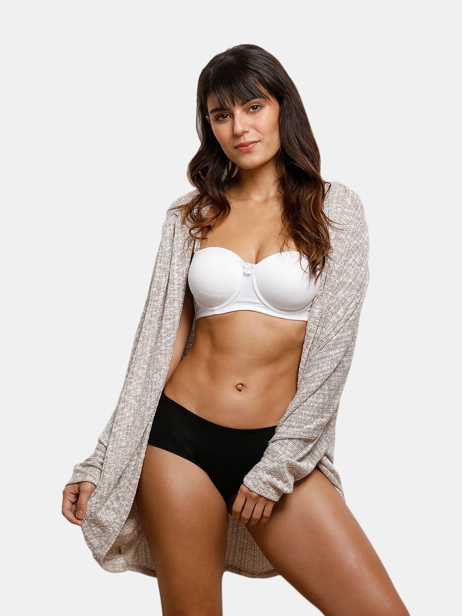 Zivame White Padded Push-Up Bra