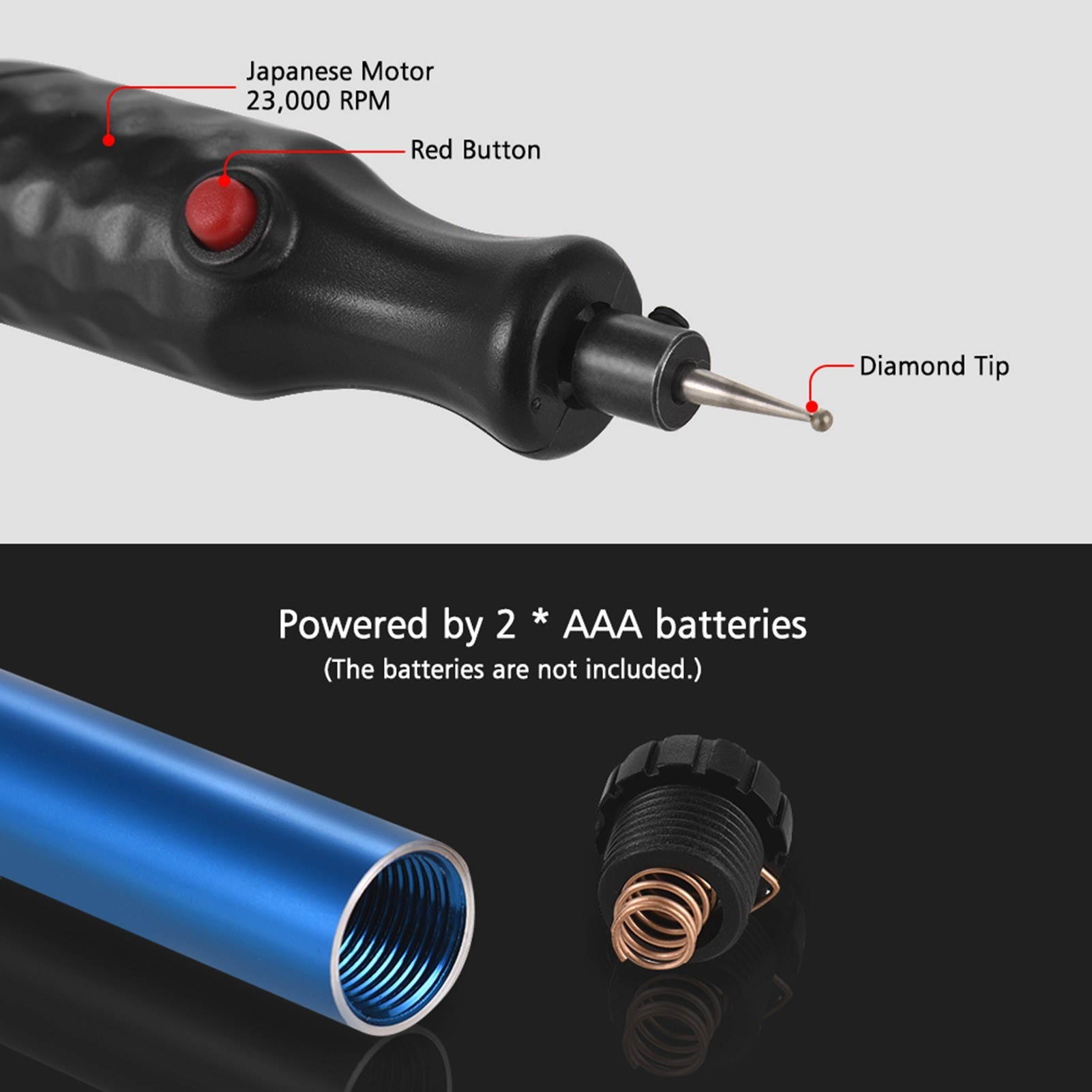 Electric Micro Engraving Pen Mini Engraver Machine Cordless DIY Carve Tools Graver Kit