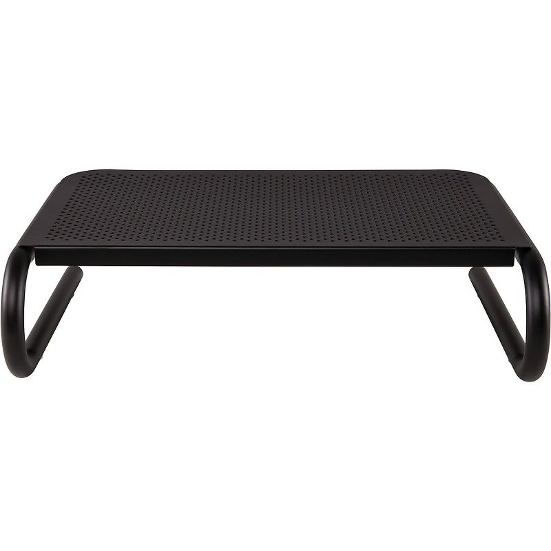Staples Standard Steel Monitor Stand Black 643687