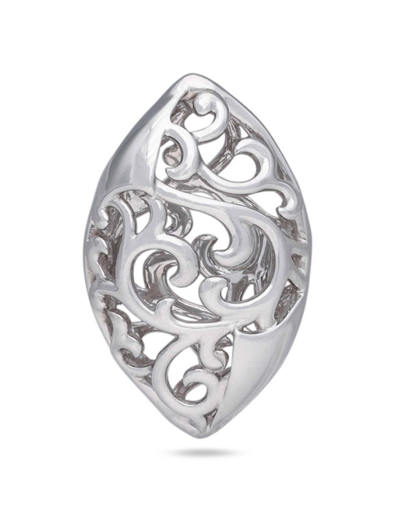 C.Krishniah Chetty Classic 950 Platinum Fancy Locket