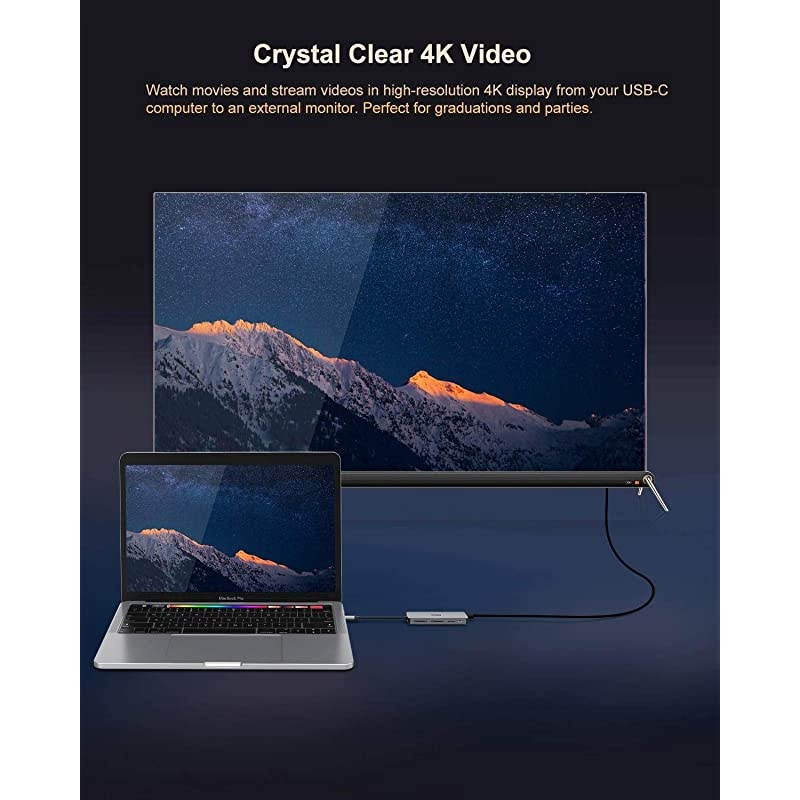 USB C Hub 11in1 USB Type C Adapter to HDMI 4K3 SDMicroSD Card Readers87W Power Delivery Charging Port for MacBook Pro 2018 Chromebook XPS Nintendo Switch and MoreSpace Grey