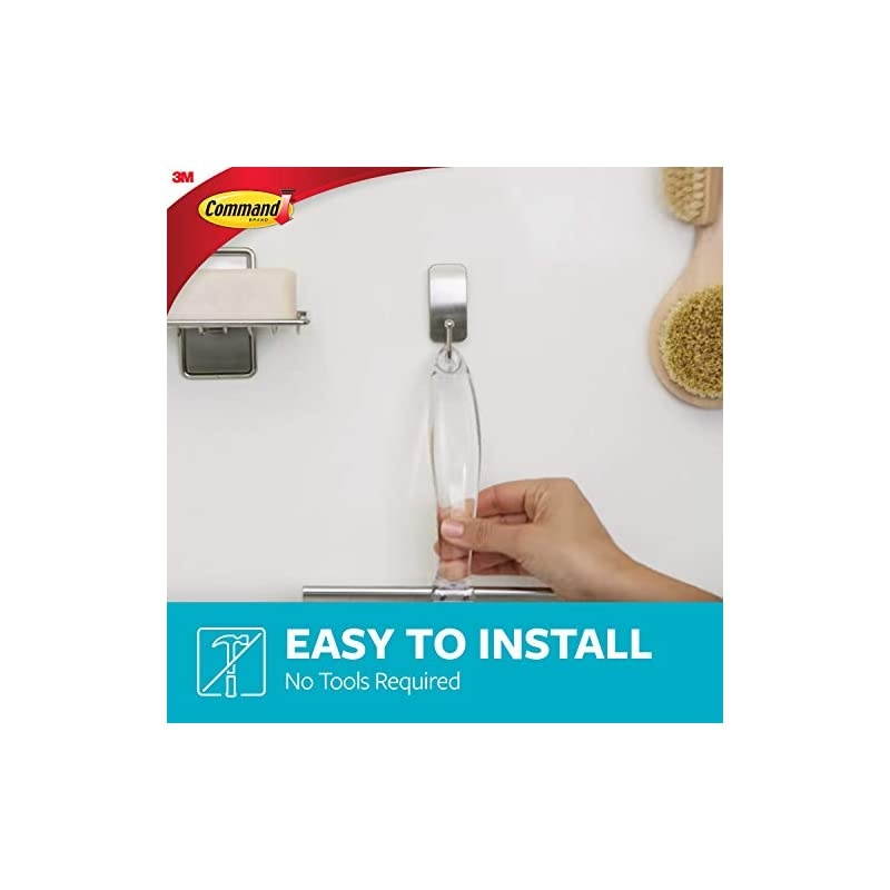 Small Wire Hooks Mega Pack, White, 28-Hooks, 32-Strips, Organize Damage-Free