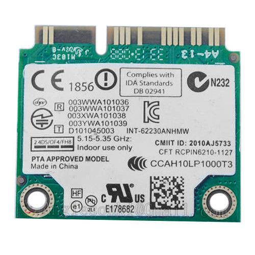 intel centrino advanced-n 62230ANHMW 6230 Wireless+ BLUETOOTH 3.0 WiFi WLAN CARD
