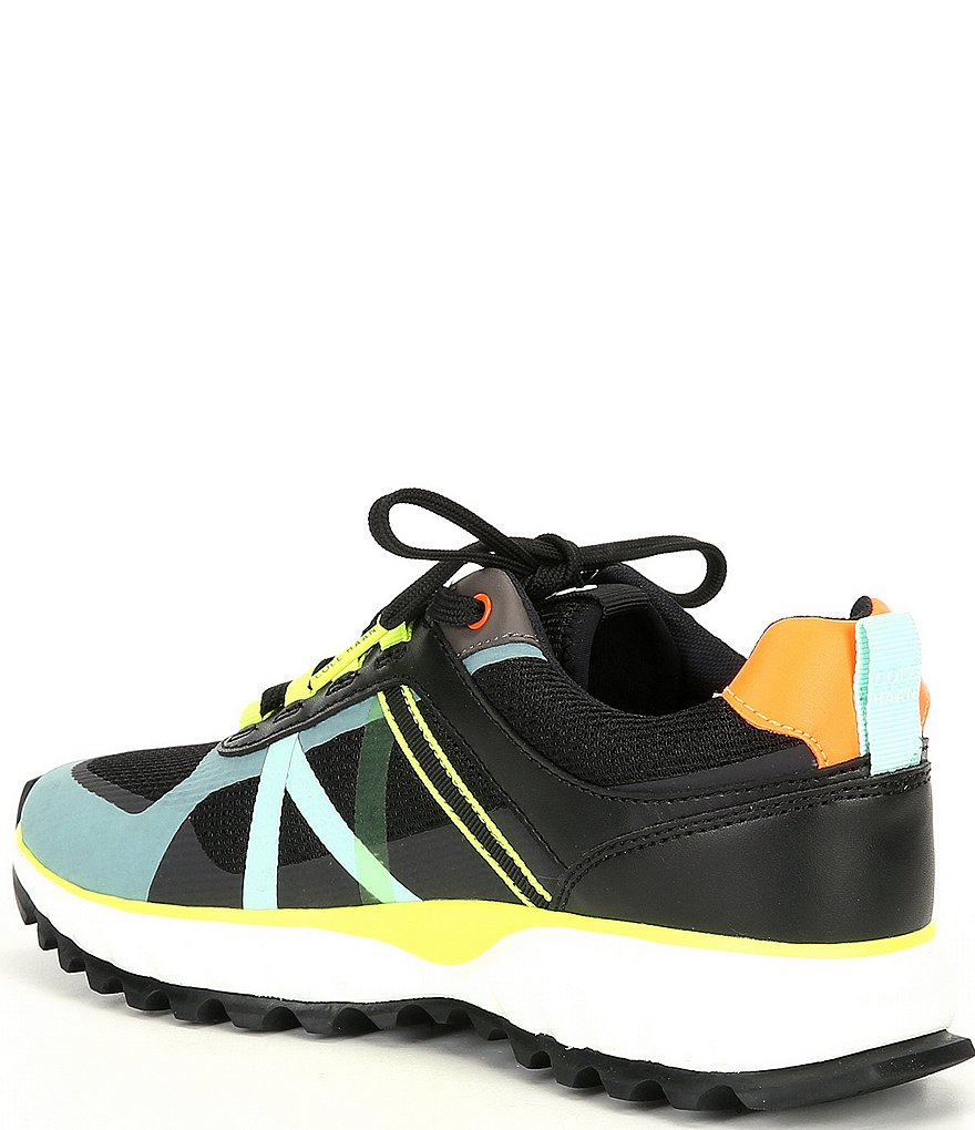 Cole Haan All Terrain Leather Mesh Lace-Up Sneakers
