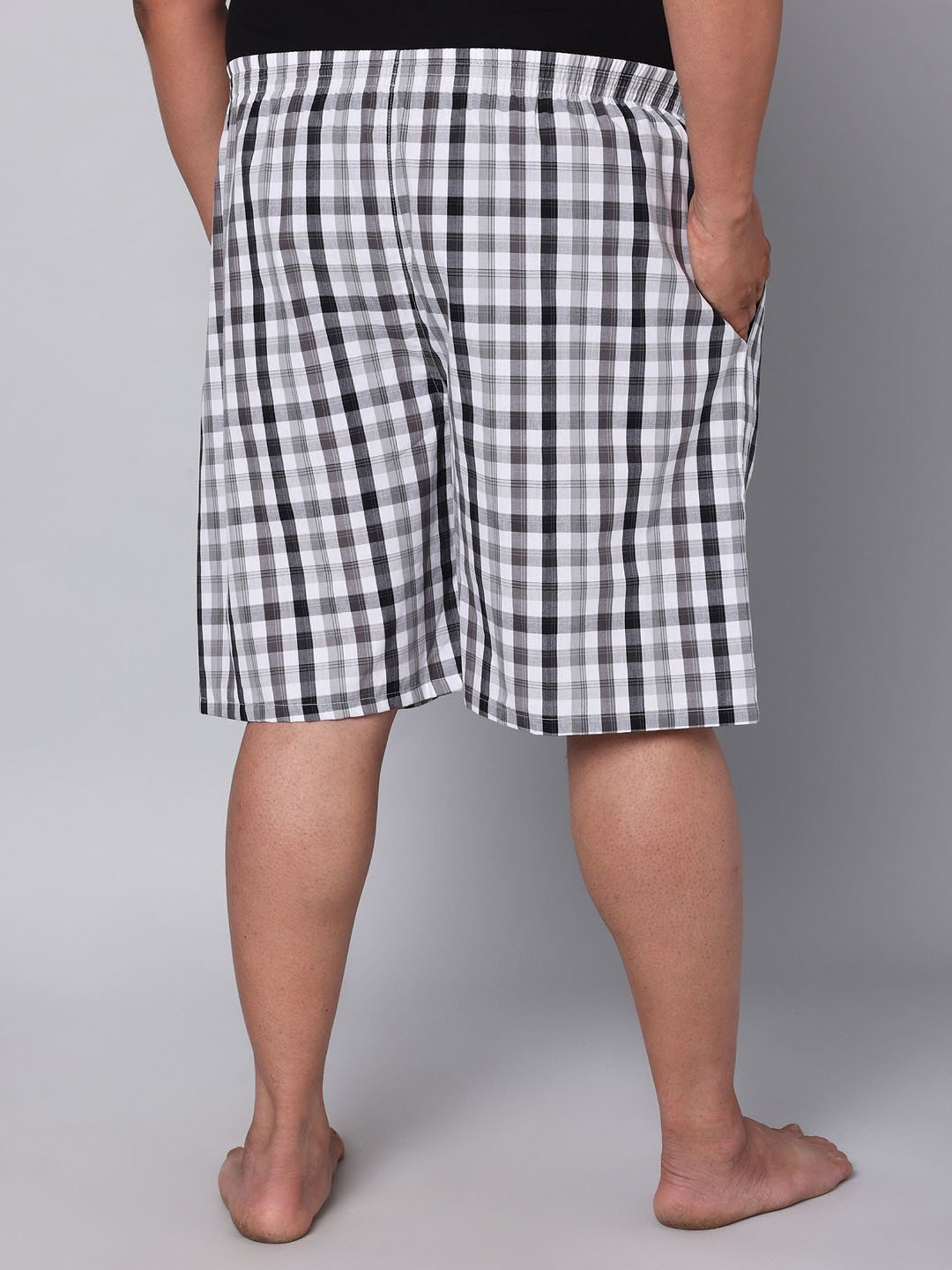 Urban Scottish Multi Cotton Regular fit Checks Boxers