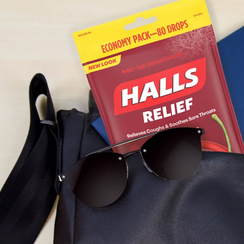 Halls Cough Drops - Cherry - 80ct
