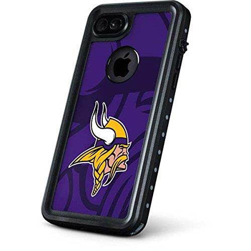 Skinit NFL Minnesota Vikings iPhone 8 Waterproof Case - Minnesota Vikings Double Vision Design - Sweat-Proof, Snow-Proof, Dirt-Proof, Dust-Proof Phone Cover