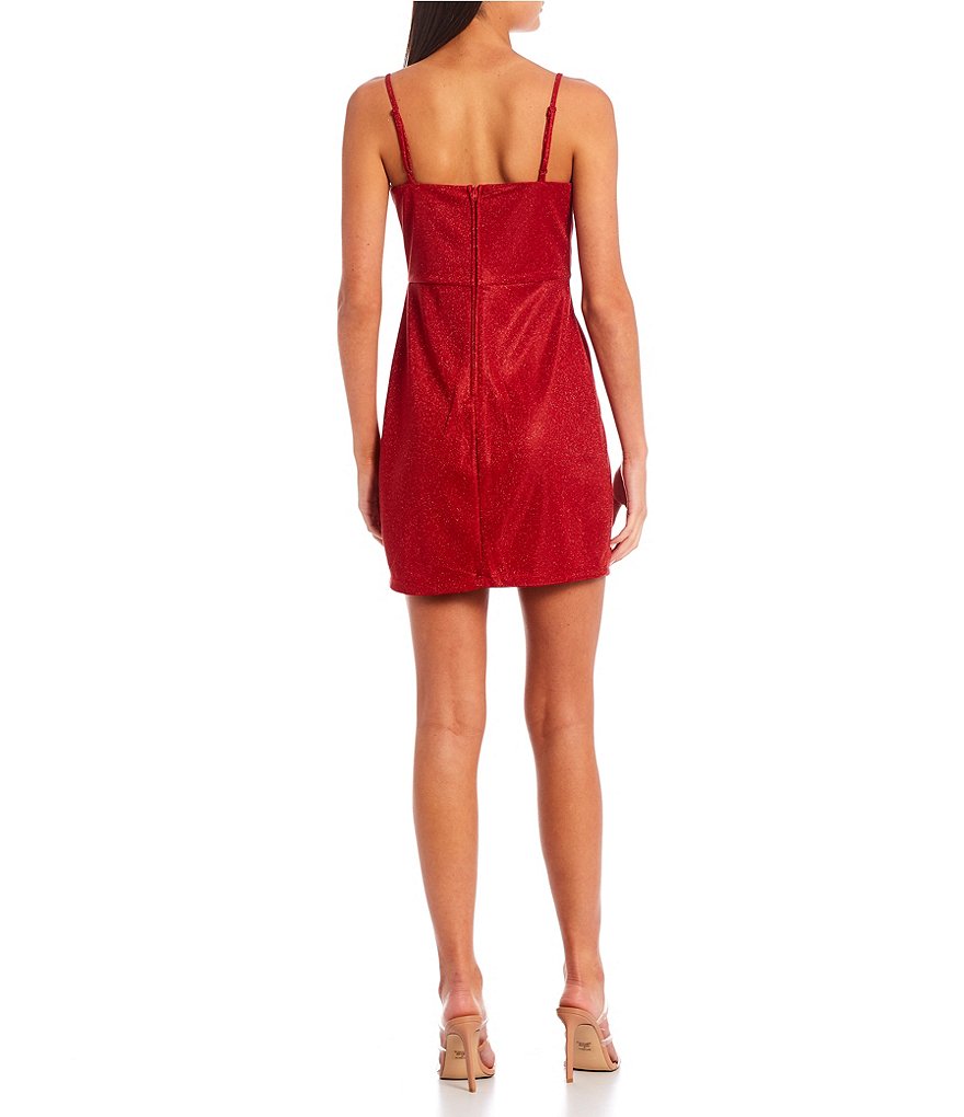 Midnight Doll Sleeveless Foiled Shift Dress