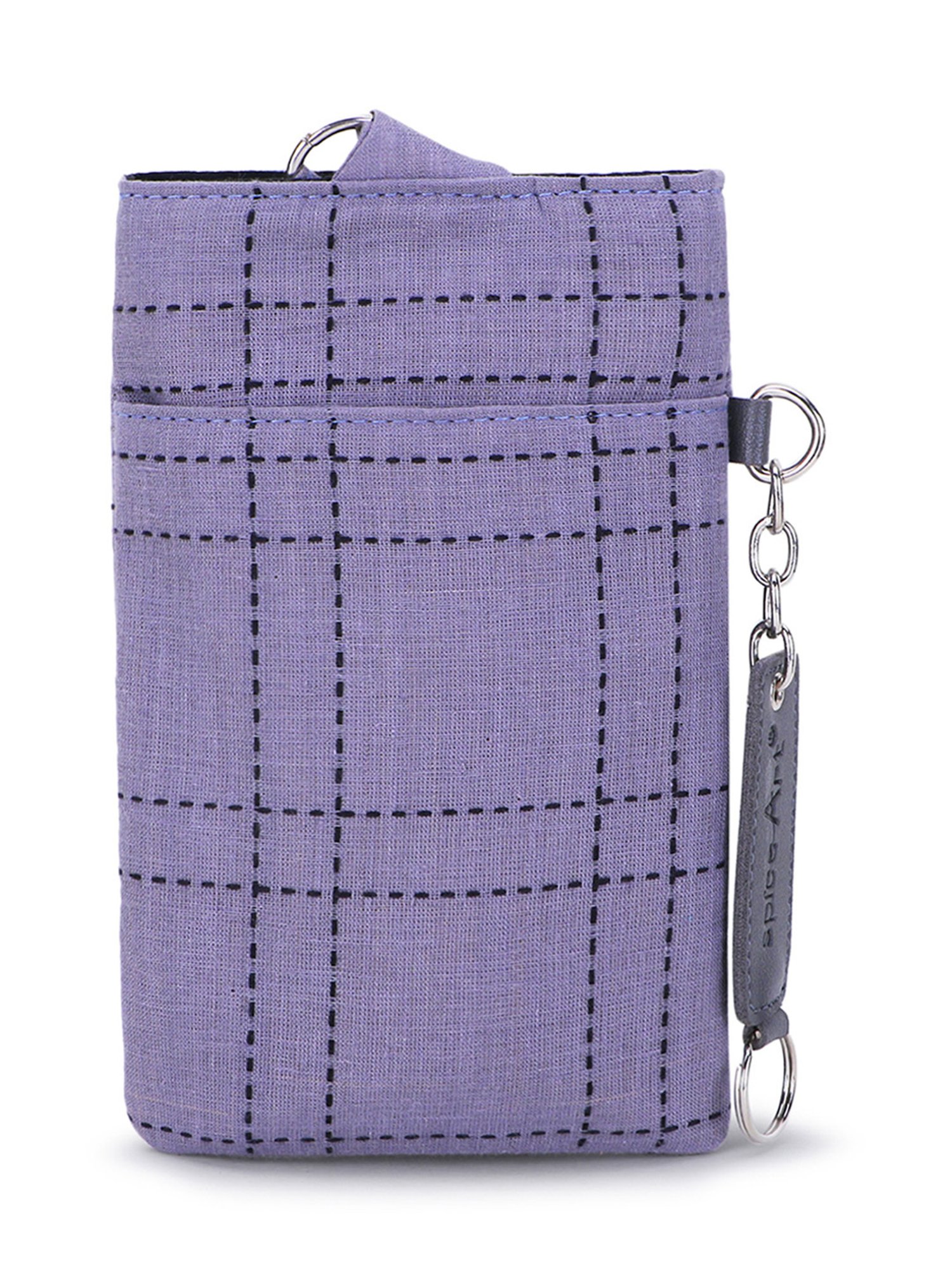 Spice Art Grey Embellished Medium Mobile Pouch