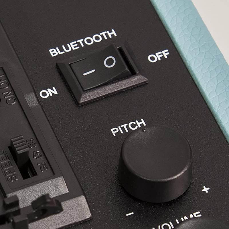 Cruiser Deluxe Vintage 3Speed Bluetooth Suitcase Turntable Black