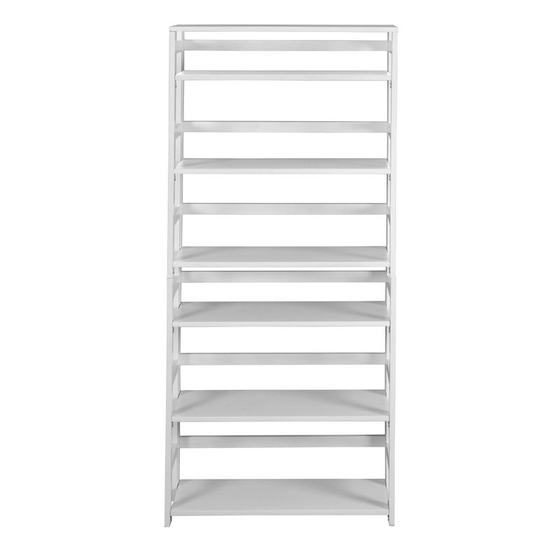 67" Cakewalk High Folding Bookcase White - Regency