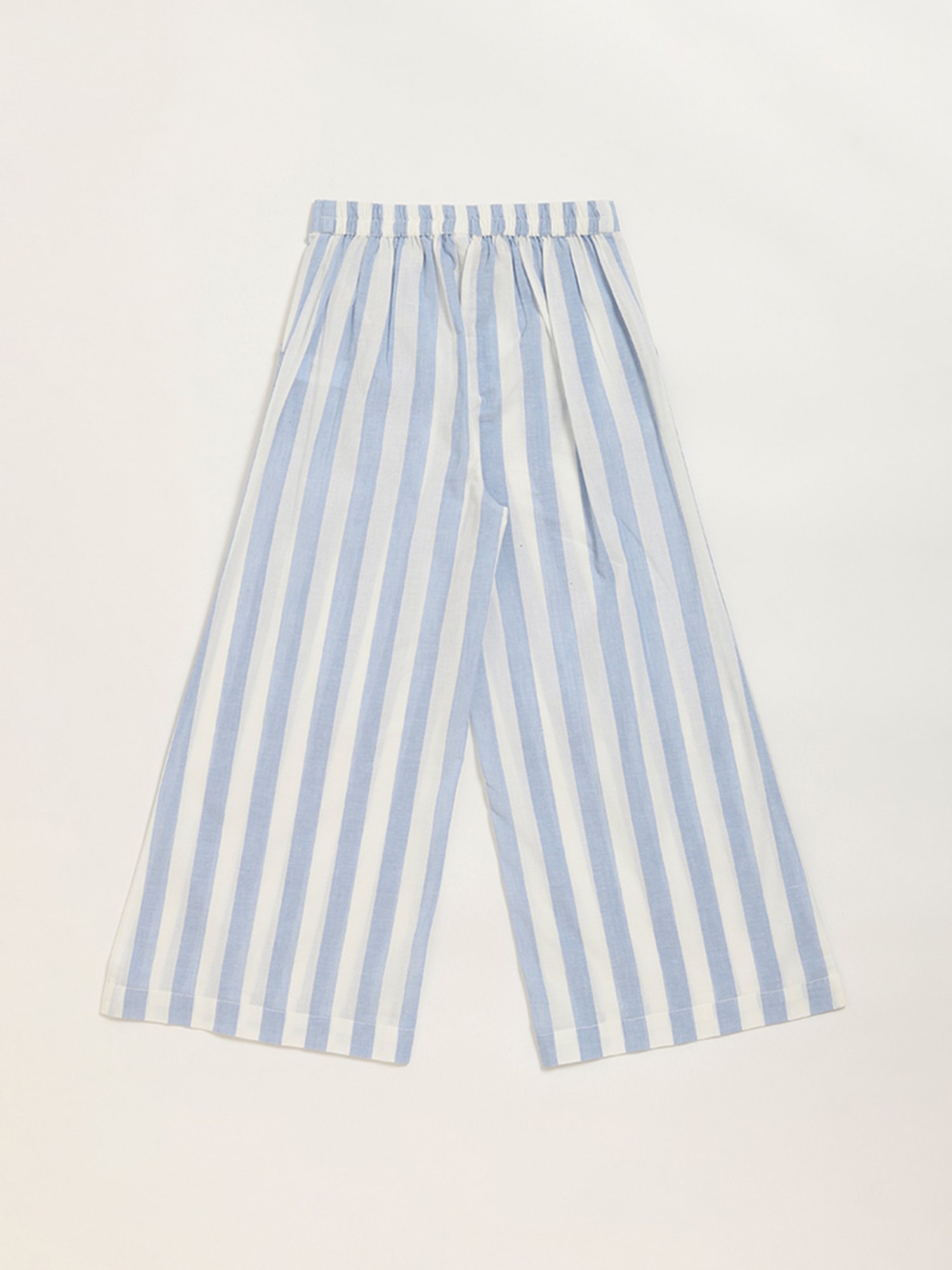 Utsa Kids by Westside Blue Striped Palazzos