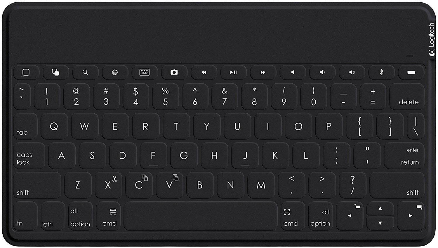 Logitech Keys-to-Go Ultra-Portable, Stand-Alone Keyboard COMPATIBLE DEVICES all iOS devices including iPad, iPhone and Apple TV 920-006701